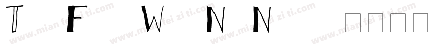 The Font With No Name字体转换